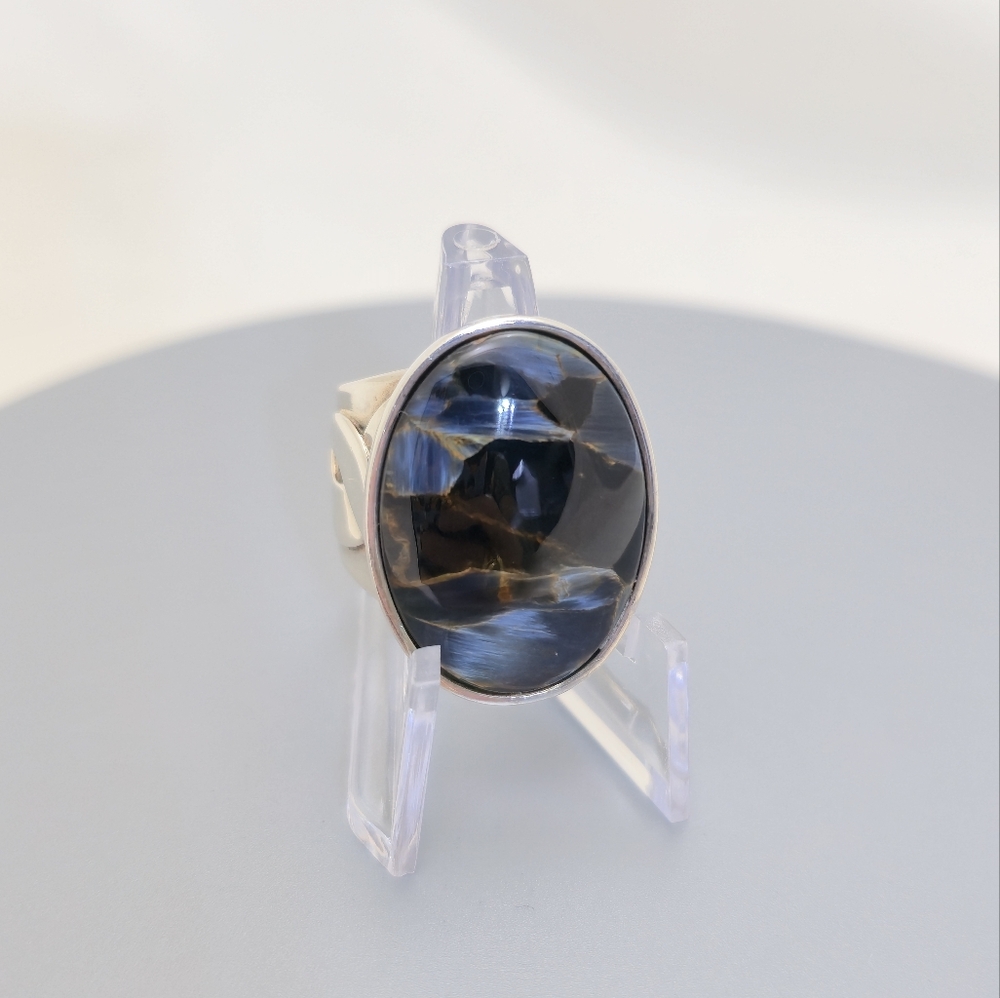 Jay King Pietersite Statement Ring (Sterling Silver)